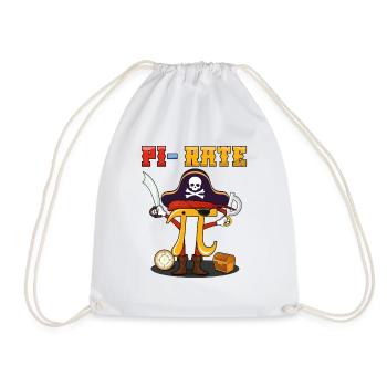 Découvrez Pi-Rate Adventure pour le Pi Day - Sac de sport léger - blanc - Devant
