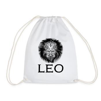 leo1s Zeichenfläche 1 - Turnbeutel - Weiß - Vorne