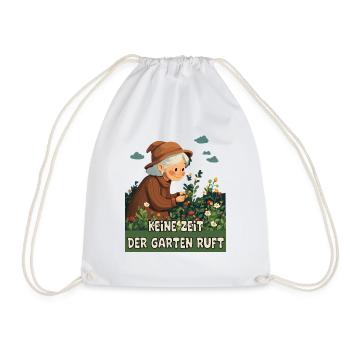 Pas le temps, le jardin vous appelle. - Sac de sport léger - blanc - Devant