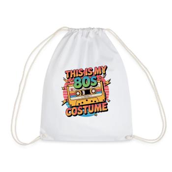 C’est mon costume des années 80 Années 1980 Vintage Classique Rétro - Sac de sport léger - blanc - Devant
