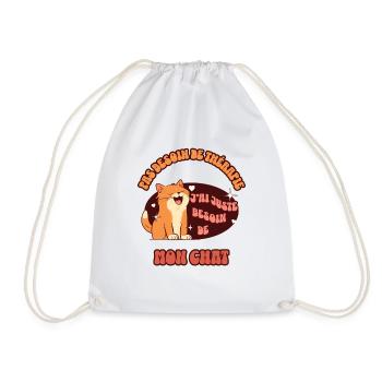 Besoin de mon chat - Sac de sport léger - blanc - Devant