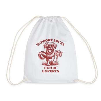 Soutenez les experts locaux de Fetch Labrador Retriever - Sac de sport léger - blanc - Devant