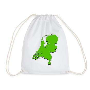 Proud to be Dutch - Drawstring Bag - white - Front