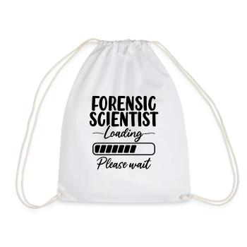 Forensic Scientist Crime Scene Forensic - Drawstring Bag - white - Front