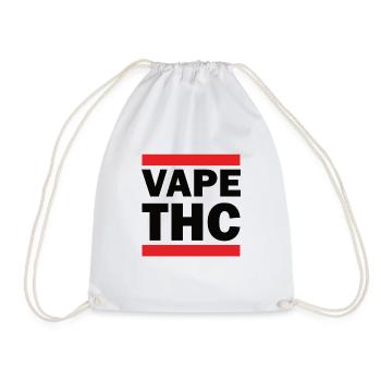 Vape THC - Drawstring Bag - white - Front