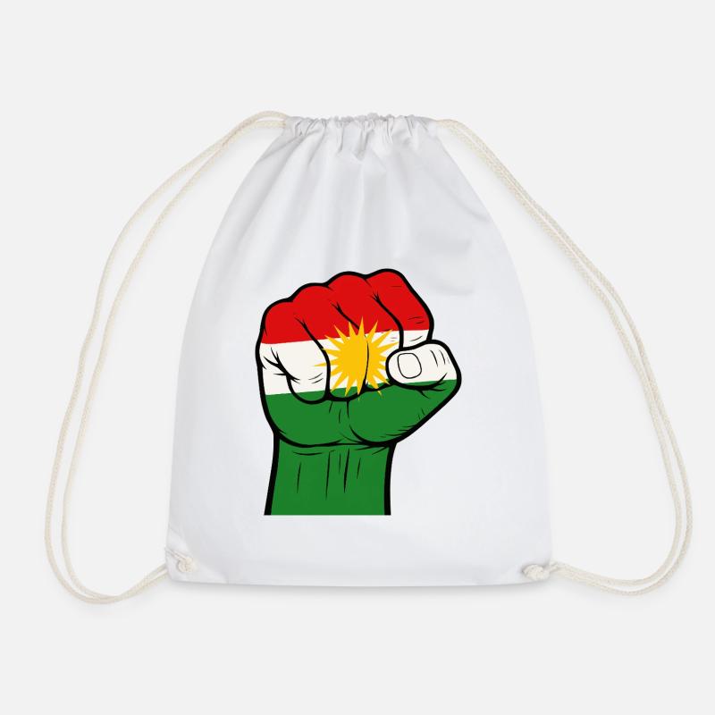 faust kurdistan - Turnbeutel - Weiß