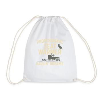Camionneur Camionnage Cadeau Camionneur - Sac de sport léger - blanc - Devant