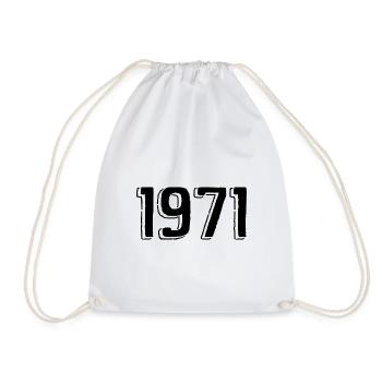 1971 - Drawstring Bag - white - Front