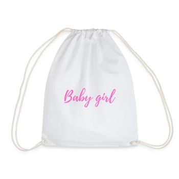 Antisocial Solitary Baby Girl Aesthetic - Sac de sport léger - blanc - Devant