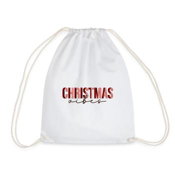 Joyeux Noël, Noël, vacances, jours fériés - Sac de sport léger - blanc - Devant