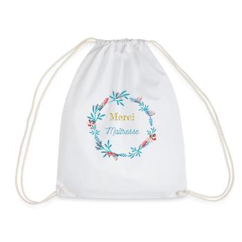 Merci Maîtresse - Sac de sport léger - blanc - Devant