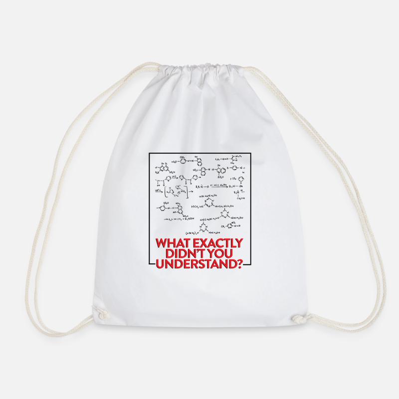 Physik Chemie Wissenschaft Spruch Witz Geschenk - Turnbeutel - Weiß
