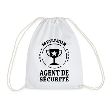 Agent de Sécurité - Sac de sport léger - blanc - Devant