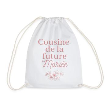 Cousine future Mariée. EJVF Team future mariée - Sac de sport léger - blanc - Devant