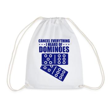 Domino Design - Turnbeutel - Weiß - Vorne