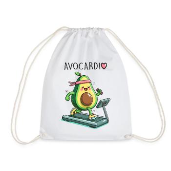Avocardio - Turnbeutel - Weiß - Vorne