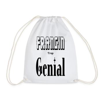 Frangin Trop Génial Frère - Sac de sport léger - blanc - Devant