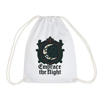 Embrace the Night – Dornenmond - Turnbeutel - Weiß - Vorne