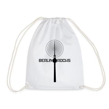 Berlin Rocks - Drawstring Bag - white - Front