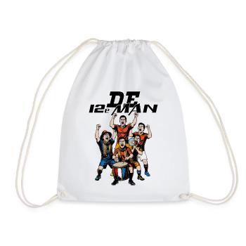 Le 12e homme - Sac de sport léger - blanc - Devant