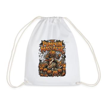 Heavy Metal Pumpkin Halloween - Sac de sport léger - blanc - Devant
