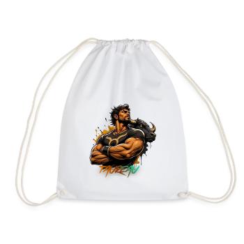 Taurus Man – Astrology Gift - Drawstring Bag - white - Front