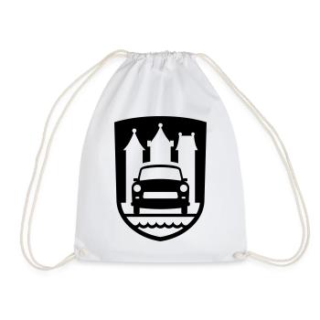 Trabi Motorsport Zwickau (Farbe änderbar) - Turnbeutel - Weiß - Vorne