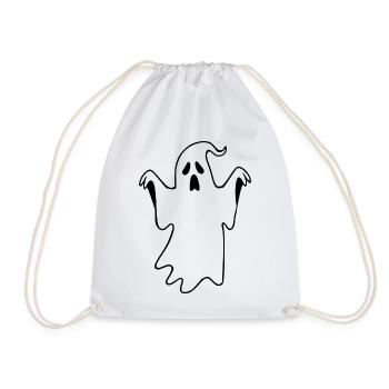 Halloween Gespenst Halloween T-shirt Geschenk  - Turnbeutel - Weiß - Vorne