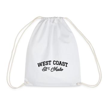 WEST COAST St-Malo - Drawstring Bag - white - Front