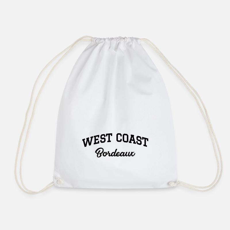 WEST COAST Bordeaux - Sac de sport léger - blanc