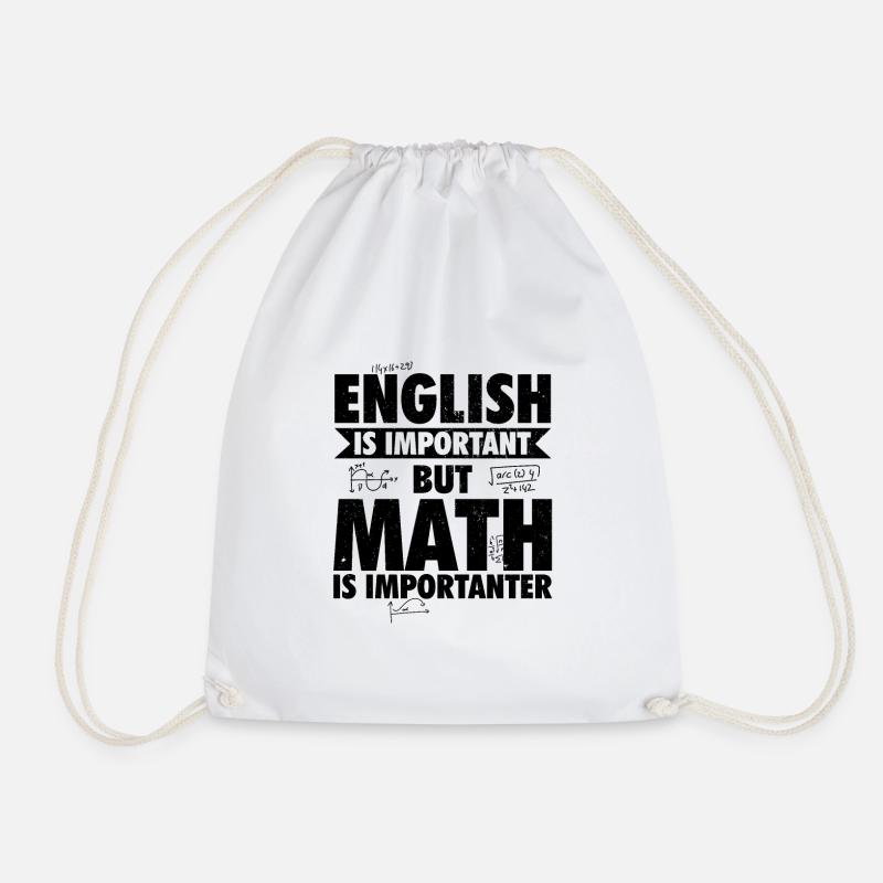 Mathematik Lehrer | Mathe Mathematiker Geschenke - Turnbeutel - Weiß