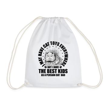 Chat persan Chat Amoureux Propriétaire de chat Persan Longhair C - Sac de sport léger - blanc - Devant