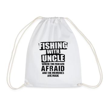 Pêche Oncle Pêcheur Oncles Drôle Poisson Parfait - Sac de sport léger - blanc - Devant