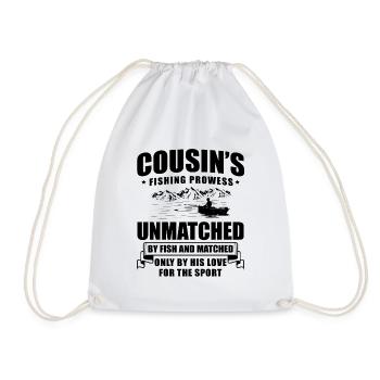 Pêche Cousin Pêcheur Cousins Drôle Poisson Perfec - Sac de sport léger - blanc - Devant
