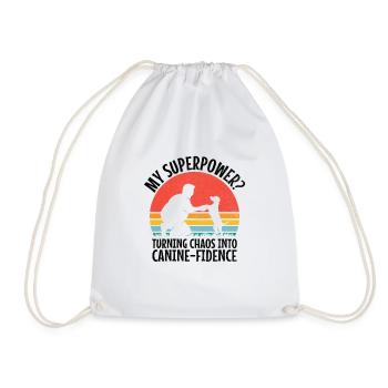 Dog Trainer Dog Training Training Dogs Pet Care Pr - Drawstring Bag - white - Front