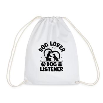 Dresseur de chiens Dressage de chiens Dressage de chiens Soins aux animaux de compagnie Pr - Sac de sport léger - blanc - Devant