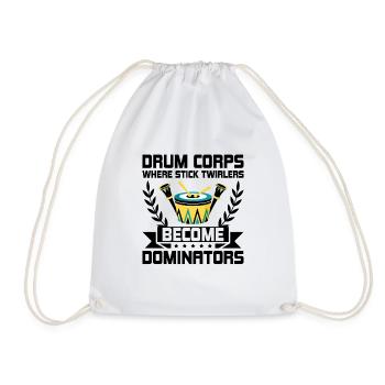 Corps de tambours, fanfare, corps de tambours, musique Percussio - Sac de sport léger - blanc - Devant