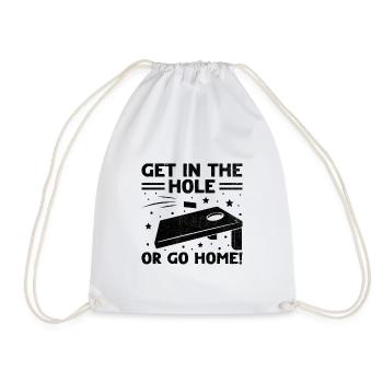 Cornhole Spieler Cornhole Sport Lustig Cornhole Be - Turnbeutel - Weiß - Vorne