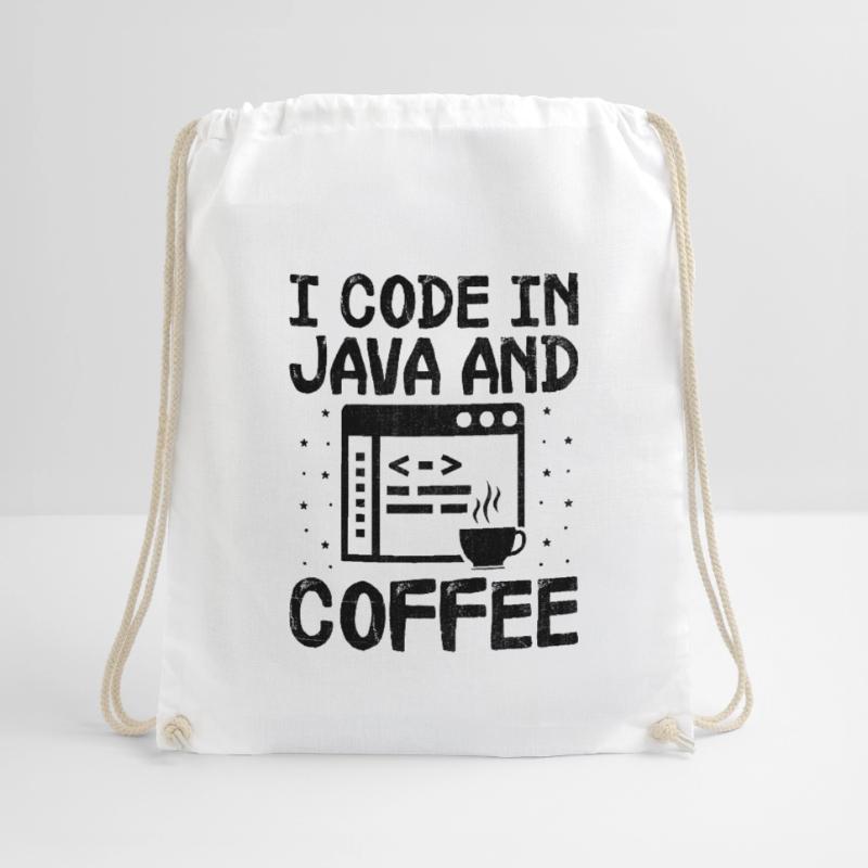 Café Codage Programmeur Codeur Développeur Nerd Coff Sac de sport léger