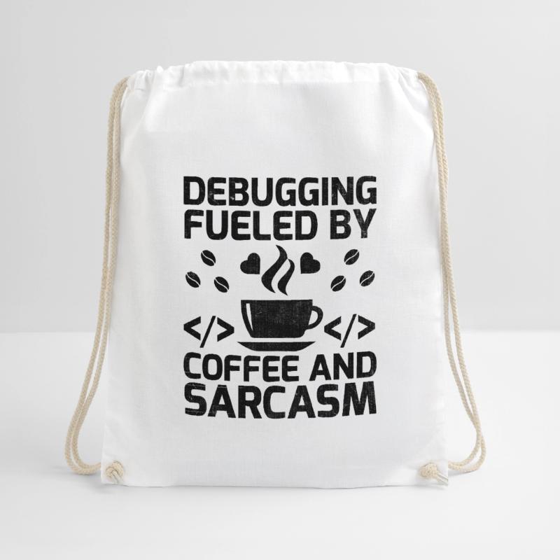 Café Codage Programmeur Codeur Développeur Nerd Coff Sac de sport léger