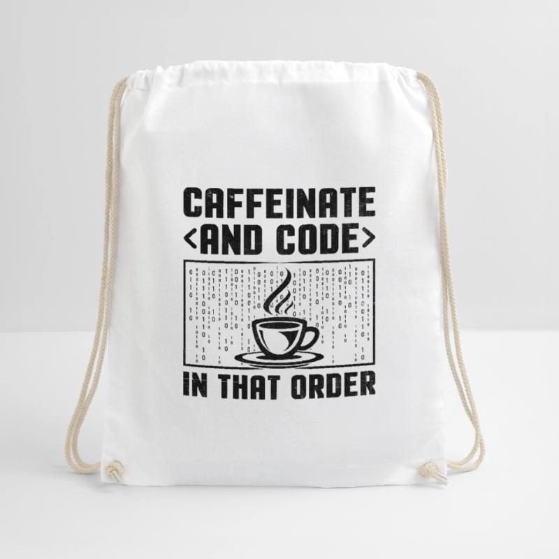 Kaffee-Codierung Programmierer Programmierer Entwickler Nerd Coff Turnbeutel