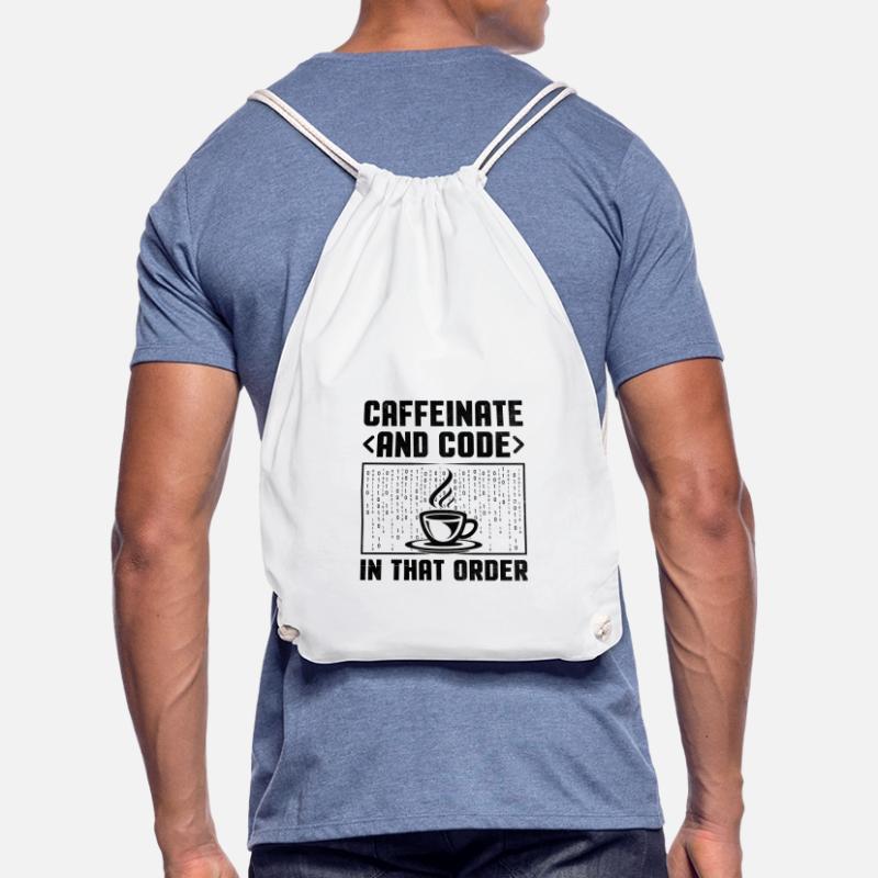 Kaffee-Codierung Programmierer Programmierer Entwickler Nerd Coff Turnbeutel