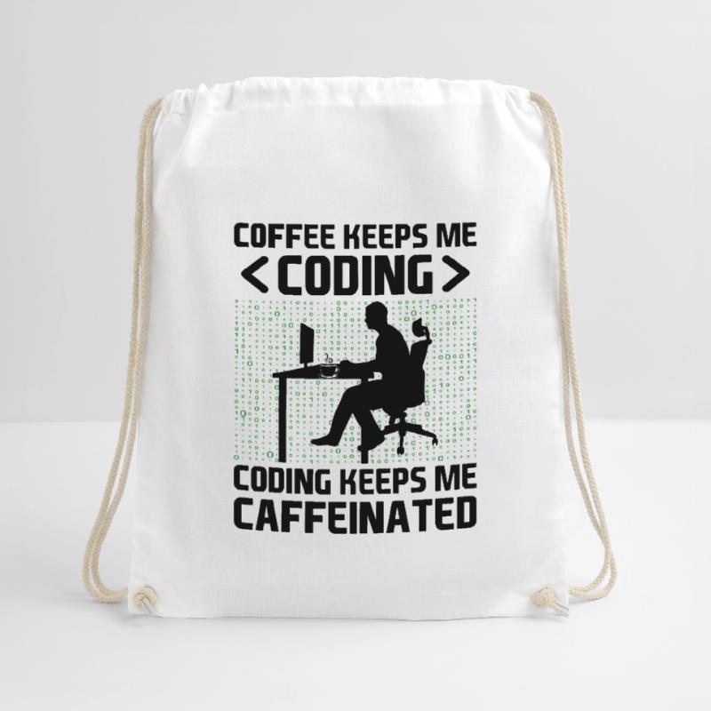 Kaffee-Codierung Programmierer Programmierer Entwickler Nerd Coff Turnbeutel