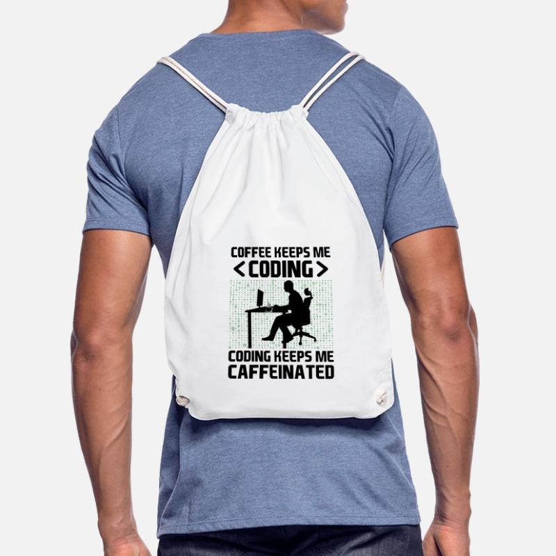 Kaffee-Codierung Programmierer Programmierer Entwickler Nerd Coff Turnbeutel