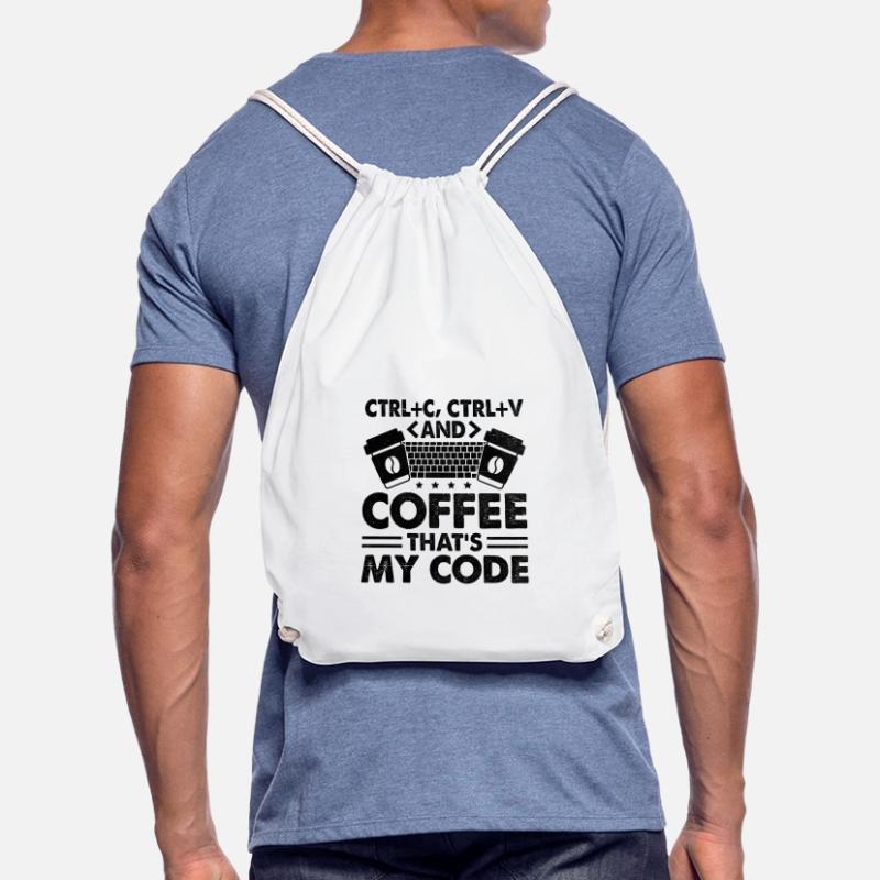 Kaffee-Codierung Programmierer Programmierer Entwickler Nerd Coff Turnbeutel