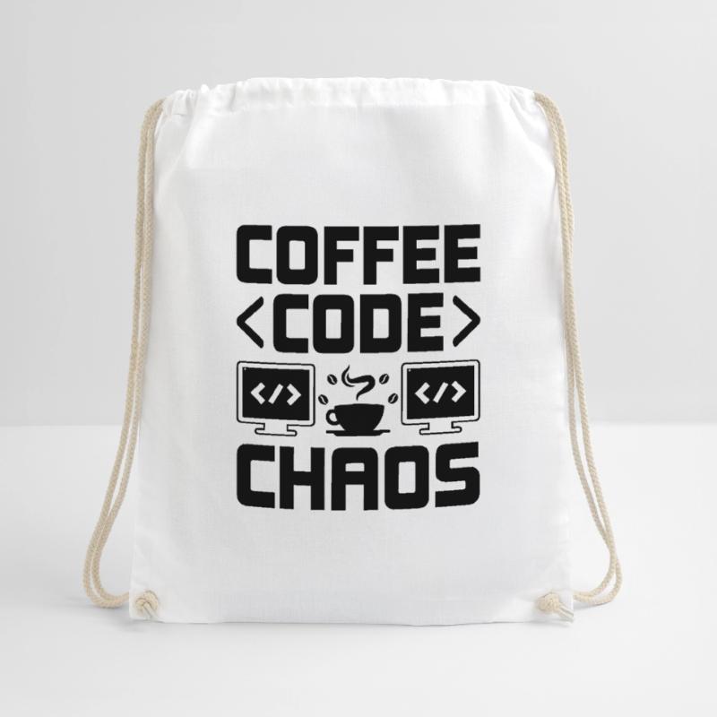 Café Codage Programmeur Codeur Développeur Nerd Coff Sac de sport léger
