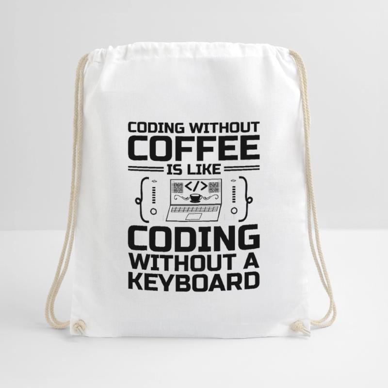 Café Codage Programmeur Codeur Développeur Nerd Coff Sac de sport léger