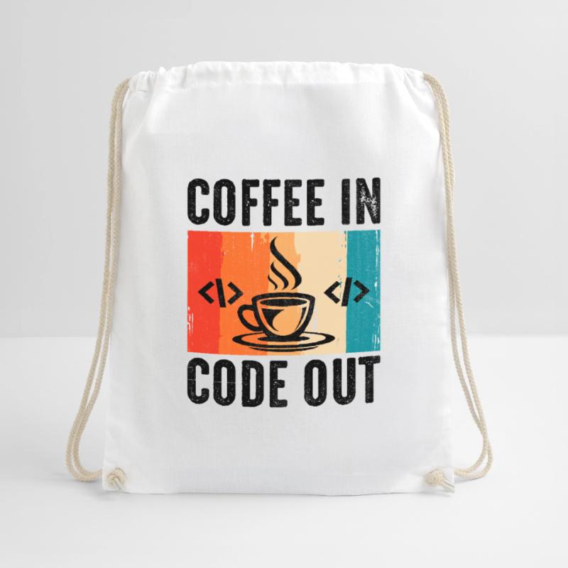 Kaffee-Codierung Programmierer Programmierer Entwickler Nerd Coff Turnbeutel