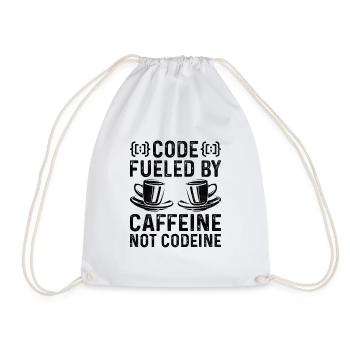 Kaffee-Codierung Programmierer Programmierer Entwickler Nerd Coff - Turnbeutel - Weiß - Vorne