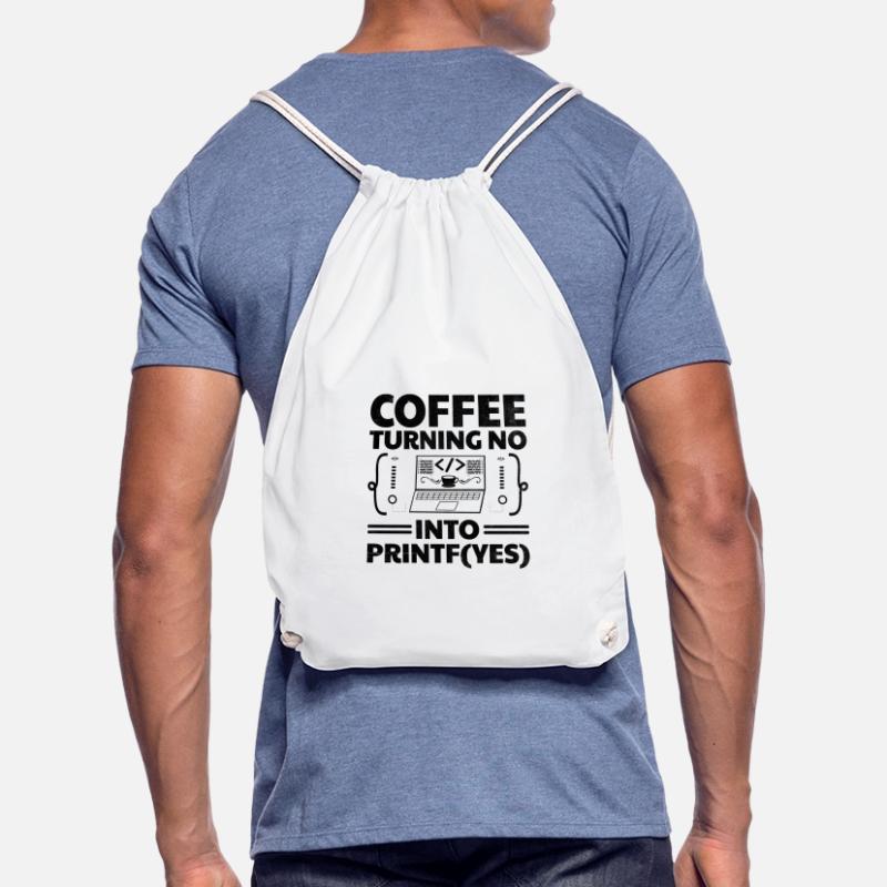 Café Codage Programmeur Codeur Développeur Nerd Coff Sac de sport léger